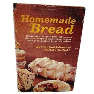 Homemade Bread Cookbook by the Food Editors of Farm Journal 1969 Hardcover DJ